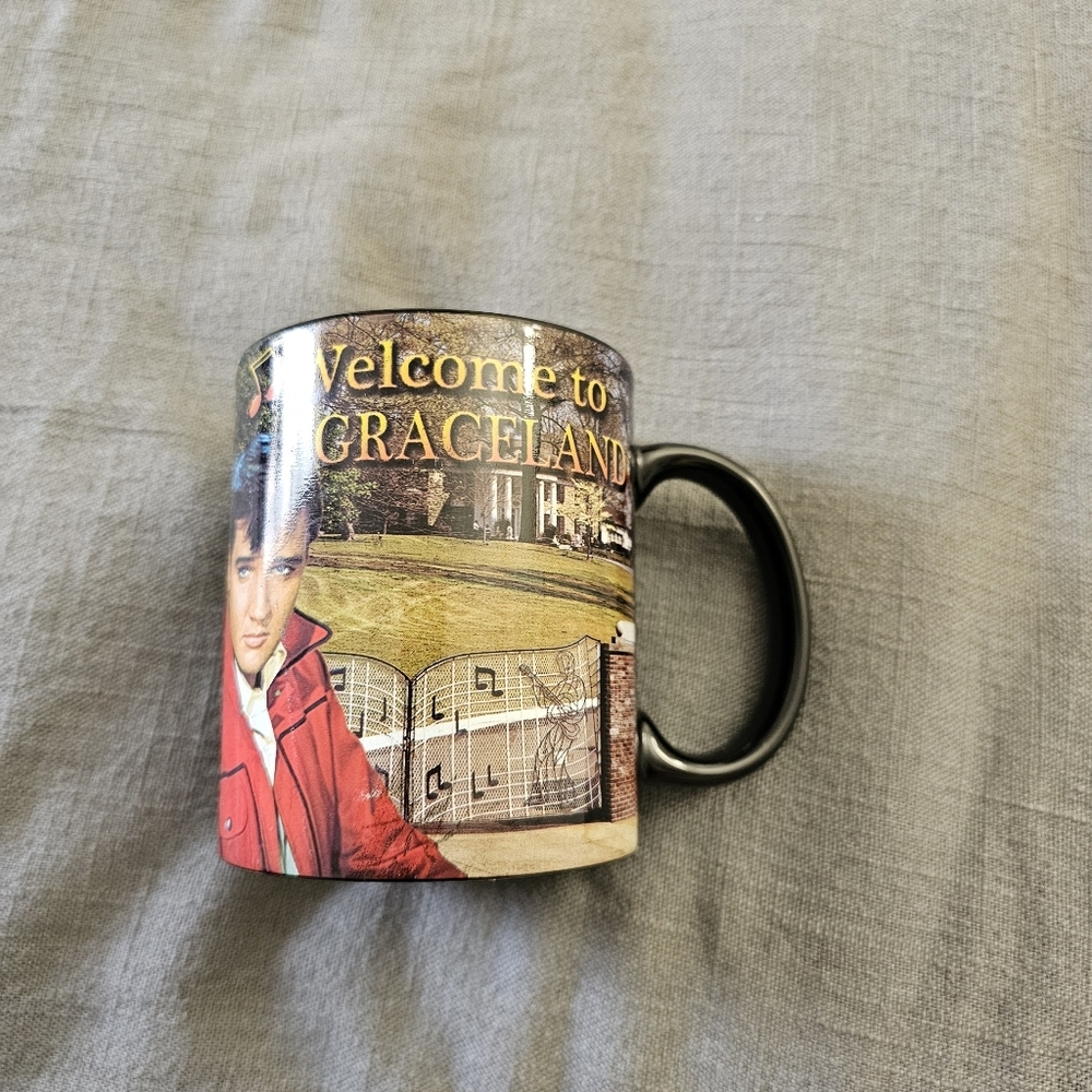 Elvis Presley Graceland Coffe Mug Cup